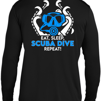 Mad Kraken "Eat, Sleep, Scuba Dive" Tee